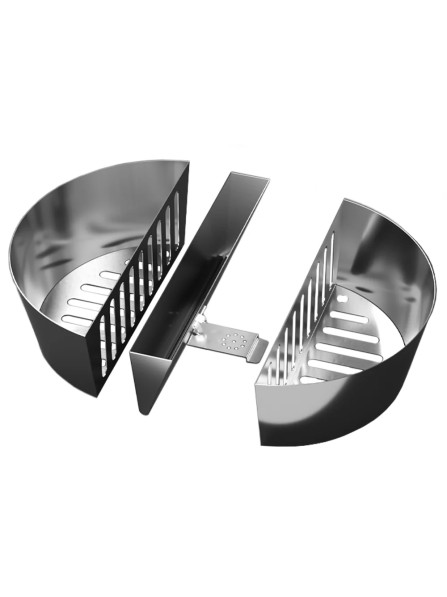 Лотки для вугілля Slow ‘N Sear FireBaskets 2 в 1 з контейнером для води Лотки для вугілля Slow ‘N Sear FireBaskets 2 в 1 з контейнером для води