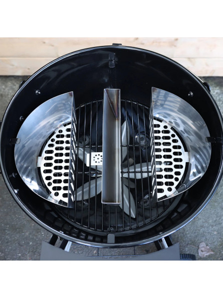 Лотки для вугілля Slow ‘N Sear FireBaskets 2 в 1 з контейнером для води Лотки для вугілля Slow ‘N Sear FireBaskets 2 в 1 з контейнером для води