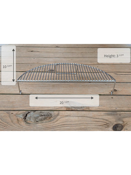 Підставка другого рівня Slow 'N Sear EasySpin для грилів 57 см