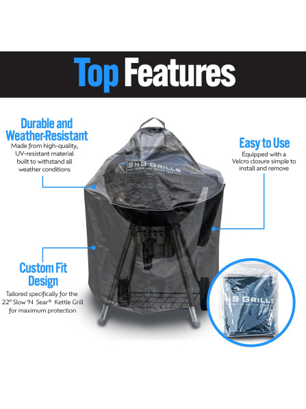 Чохол для вугільного гриля Kettle Grill 57 см Чохол для вугільного гриля Kettle Grill 57 см