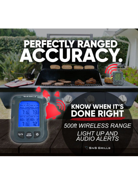 Цифровий термометр для м'яса Slow 'N Sear SNS-500 бездротовий