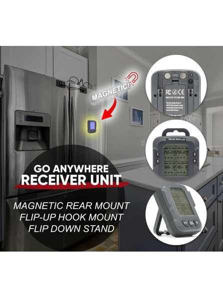 Цифровий термометр для м'яса Slow 'N Sear SNS-500 бездротовий